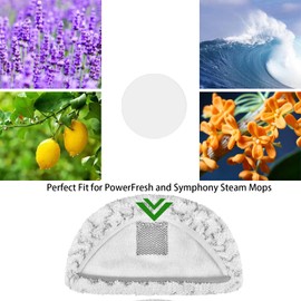 16 Pack Steam Mop Scent Discs Compatible with Bissell Powerfresh and Symphony Series, Fits Model 1940, 1806, 1132