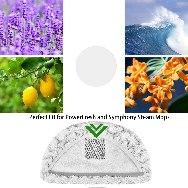 16 Pack Steam Mop Scent Discs Compatible with Bissell Powerfresh