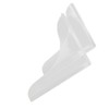 2 Pcs Bathtub Splashing Guard Acrylic Shower Tub Corner Water