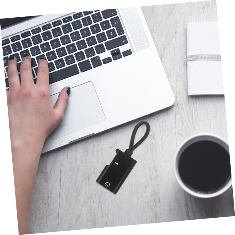 LABRIMP USB C to Headphone Adapter USB and Charging Converter