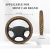 Leopard Steering Wheel Cover Anti-Slip and Practical 14.5-15 Inch Universal