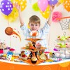 Basketball Cupcake Stand, 3 Tier Basketball Party Decorations Cupcake Stand-