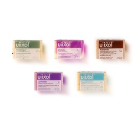 Handmade Soap Bars Set of 5, Almonds, Lavender, Peppermint, Rosemary, Violets 3.5 oz each