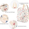 BBIQI Coquette Strawberry Backpack Cute Aesthetic Fruit Preppy Backpack Nylon