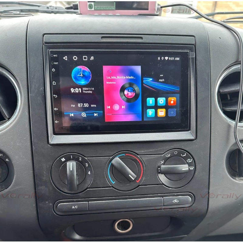 Vorally For 2004-2008 Ford F150 Dash Radio Bluetooth Wireless CarPlay