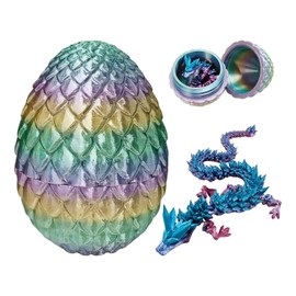 1 Piece Dragon Egg, 1 Piece Crystal Dragon, 3D Printed Toys, Creative Desktop Ornaments, Toy Gifts For Adults And Children, Interesting Toys