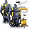 KwikSafety HURRICANE Safety Harness ANSI Fall Protection 3D Ring +