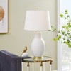Lite Source Lucera 29" High White Ceramic Table Lamp