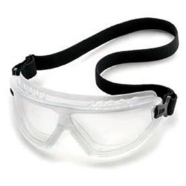 Gateway Safety 45080 Wheelz Stylish and Comfortable Safety Goggle, Clear Lens, Clear Frame Universal 1