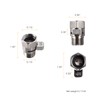 ChuangTim Brushed Nickel Water Flow Control Valve, 1/2" Shower Head