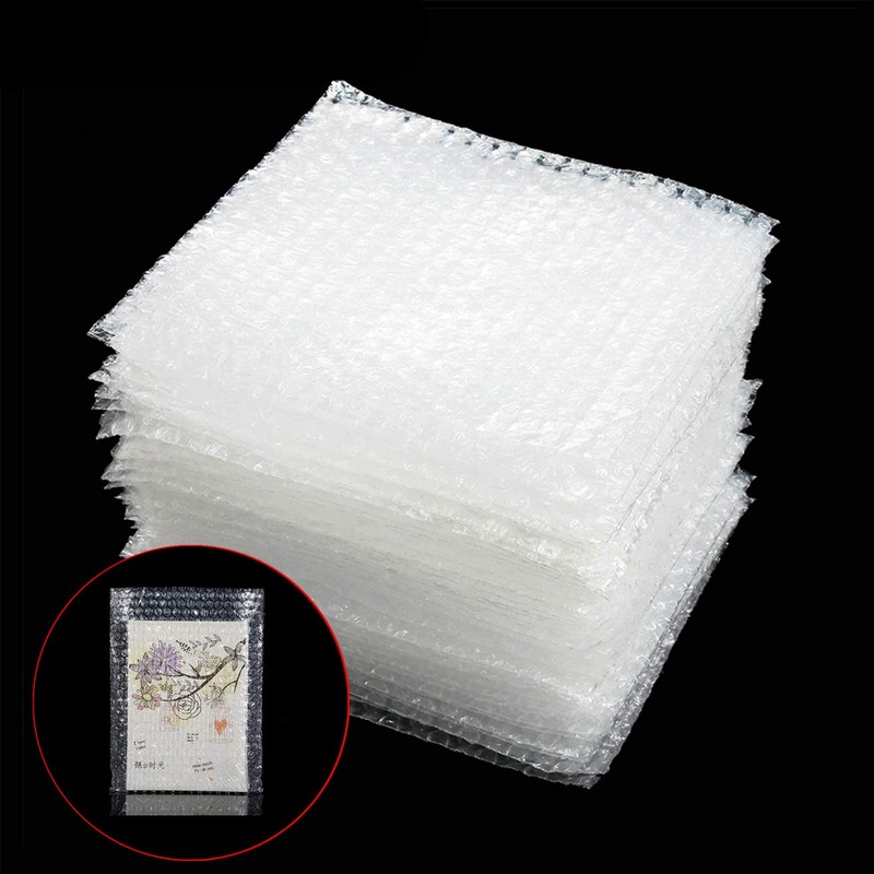 Peerless 200Pcs Bubble Mailers 10x15cm Clear Cushioning Bubble Pouch Envelopes