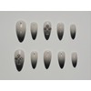 Daily ChicBlack Veil [Handmade Nail Tip] Emily Nail - Short