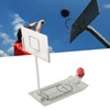 Desktop Basketball Game Foldable Reduce Pressure Aluminium Alloy Miniature Basketball