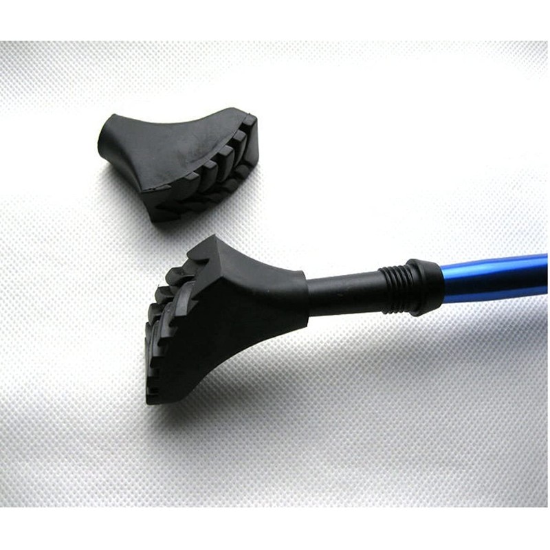 Hiking Pole Trekking Pole Replacement Tips for Hiking 6Pcs (Black1)