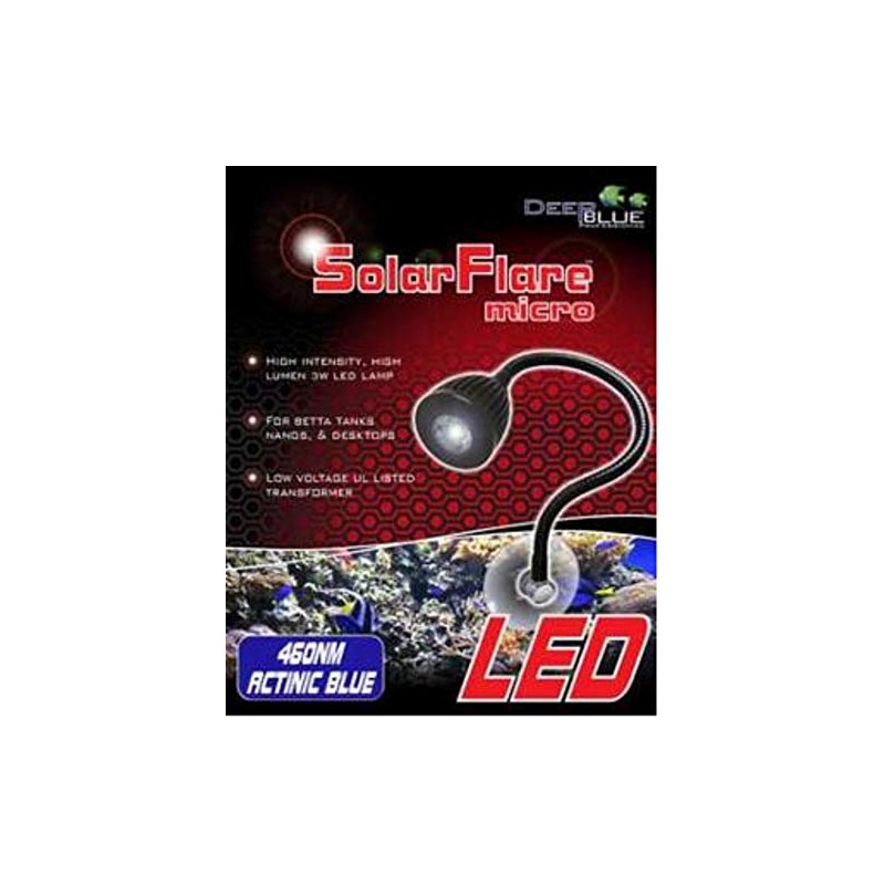 Deep Blue Solarflare Micro LED Actinic Blue Light