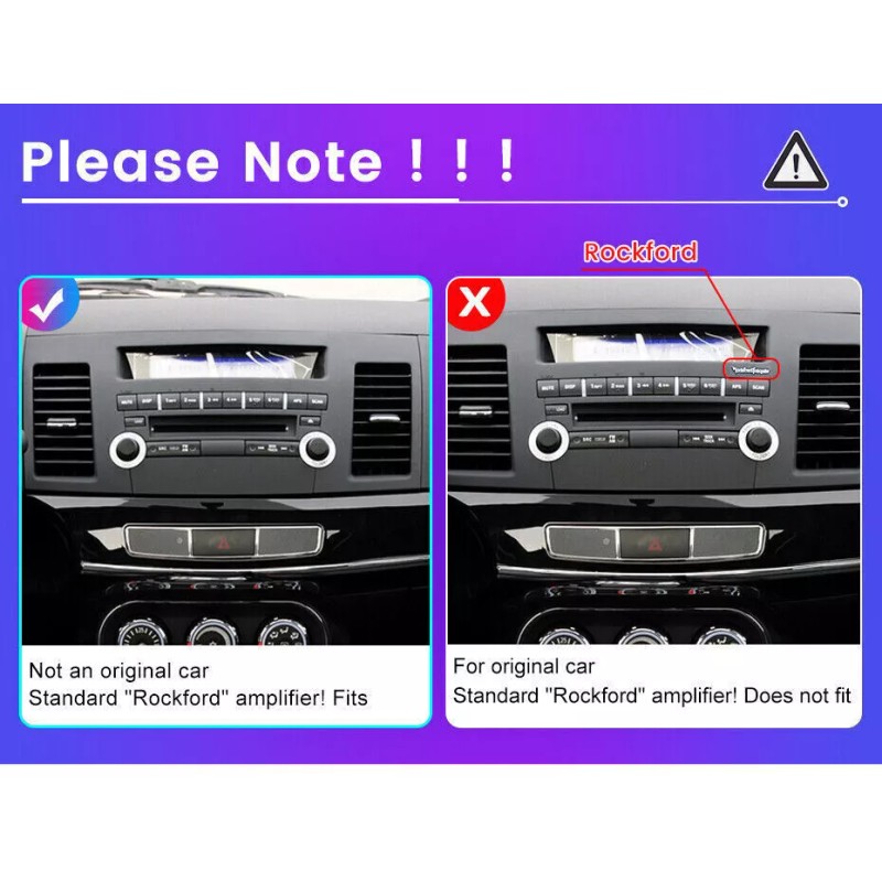 ESSGOO For Mitsubishi Lancer 2007-17 Apple Carplay Android 13 Car
