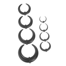 Hohopeti 8-Piece Set of Acrylic U-Shaped Auricle Nose and Septum Rings – Fashionable Miss Septum Stretching