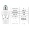 LED E27 Motion Sensor Socket AC10-240V 60W Max 1 Piece