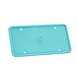 Rightcar Solutions Silicone License Plate Frames | The Original Premium Grade Silicone Car Plate Frame | Rust Proof, Rattle Proof, Weather Proof License Plate Holder (Aqua Blue)