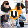 Fillable Travel Pillow with Bandage Padded Neck Pillow with Clothes