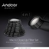 Andoer 55mm Macro Close-Up Filter Set +1 +2 +4 +10