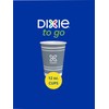 Dixie to Go Hot Beverage Cups, 12 oz, 132 Count,