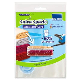 Parodi&Parodi Space-Saving Vacuum Bag Space Saving 70 x 100 cm, Bag with Zip, Space-Saving Vacuum Bag, Envelope without Valve for the Vacuum Storage Bag, Storage Bag for Clothes, Art 261