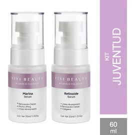 Kit Yiyi Beauty | Sérum Marina + Retinoide 60ml Momento De Aplicación Día/noche Tipo De Piel Normal