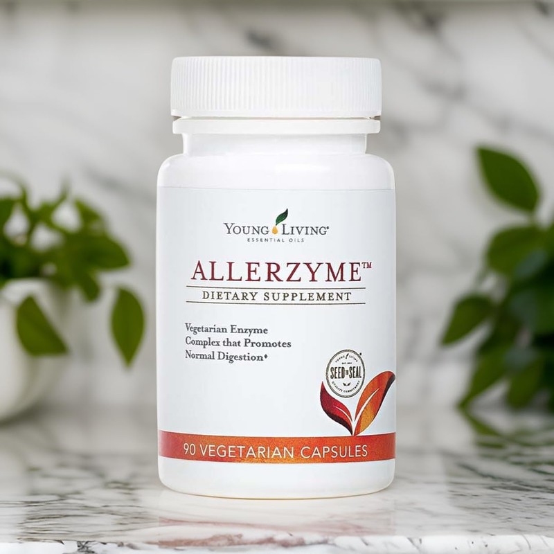 Young Living Allerzyme - 90 ct Dietary Supplement Capsules -