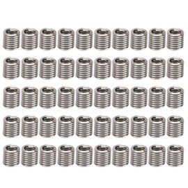50Pcs Wire Thread Insert Stainless Steel Bushing Screw Hole Repair Socket Kit  Units 5‑40