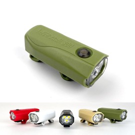LEZYNE KTV DRIVE PRO Compact, Durable, Waterproof Front Light, For Bicycles, Olive, 300 Lumens