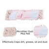 Jerliflyer Microfiber Dust Mop Pad, Wet Dry Floor Cleaning Mop
