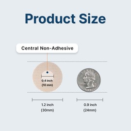 Beejong NipGuard Nipple Covers for Men – Sweatproof, Chafe-Free Protection with Non-Adhesive Center, EWG-Certified Materials (Clear 104pcs)