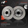 A-Premium 11.69 inch (296.9mm) Front Vented Disc Brake Rotors Compatible