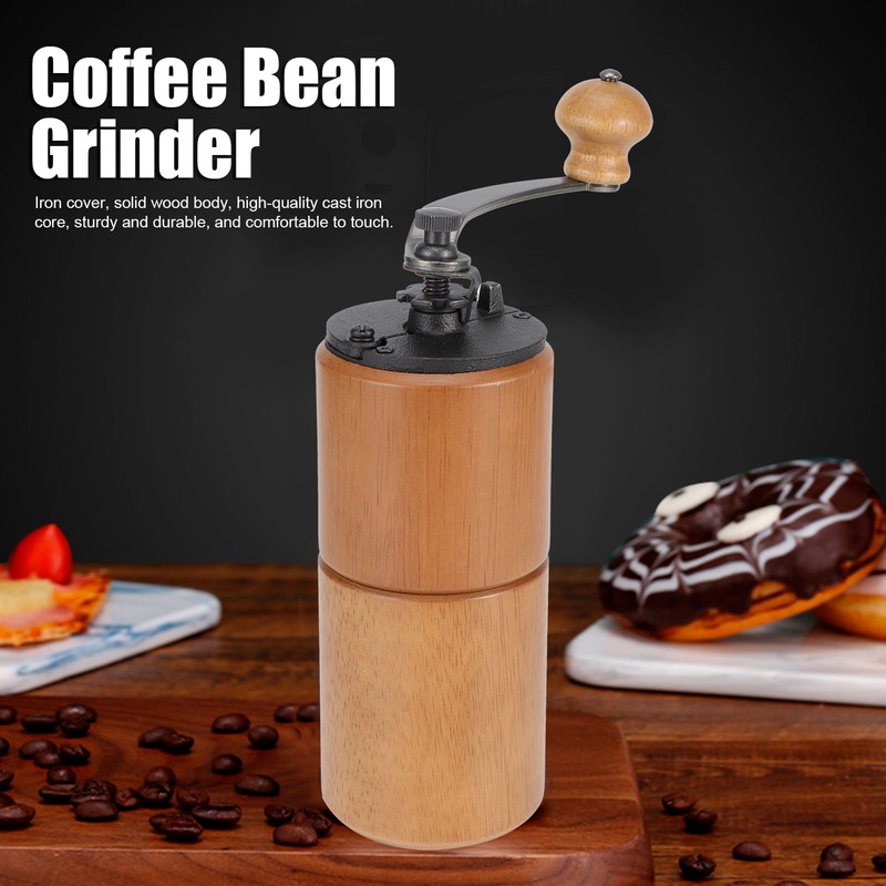 Wooden Manual Coffee Grinding Machine Portable Bean Grinder Coffee Making