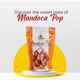 DELE FOODS Mandoca Pop Frozen Snack – Corn & Plantain Dough Filled with Cheese, Authentic Venezuelan Recipe, Pre Cooked Appetizer Bites, Traditional Latin Food, Bag of 40 Units, 24 Oz, 1.5 lb (1 Pack)