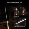 Triple Jet Torch Lighter with Guillotine Cutter, Draw Enhancer Tool,