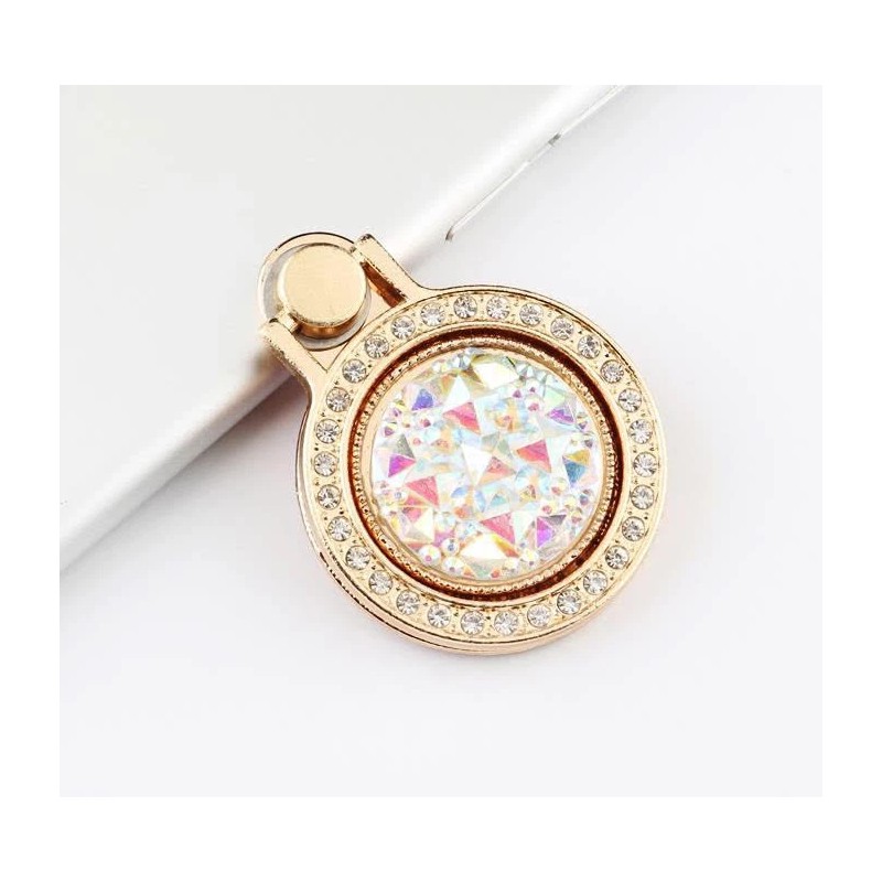 E&L LiliDreamStore 360 Rotating Fashion Crystal Cell Phone Finger Ring