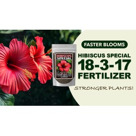 Fertilizer Commercial Grade | Tropical Flower Special 18-3-17 | 3 Pounds | Custom Professional Mix Blend | 90-Day, Buds & Blooms | Balanced NPK Formula for Hibiscus & Orchids | Controlled Release Feed