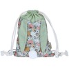 Papierdrachen Rabbit Backpack Flowers & Green - Cotton / Canvas