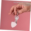 Totority Transparent Guitar Pick Holder Keychain Compact Storage Case for