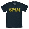 Tee Luv Men's Retro SPAM Shirt, Navy Heather, XL