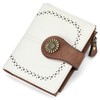SENDEFN Bifold Purse Card Holder Wallet Genuine Leather RFID Blocking