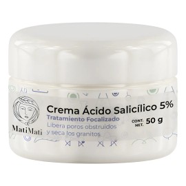 Crema Ácido Salicílico Secante Focalizada Acné Matimati 50 Todo Tipo De Piel