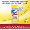 Lysol Disinfectant Wipes, For Disinfecting, Deodorizing, and Cleaning, Lemon &