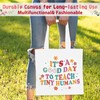 2Pcs Teacher Tote Bag, Teacher Gifts for Women, Teacher Tote