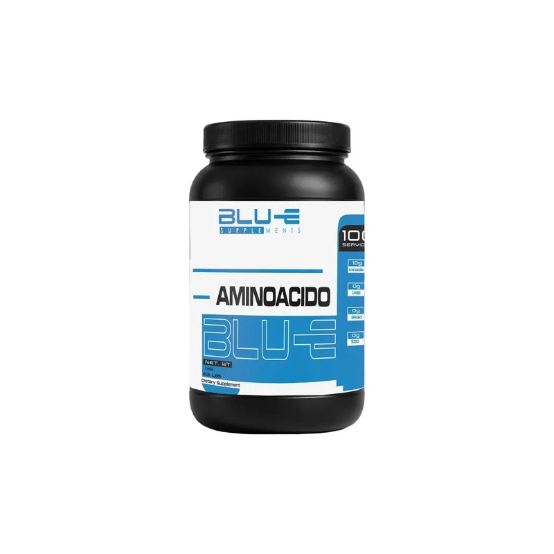 Aminoácidos Bcaas Blu-e 1 Kg Sabores 100 Servicios Sabor Mora