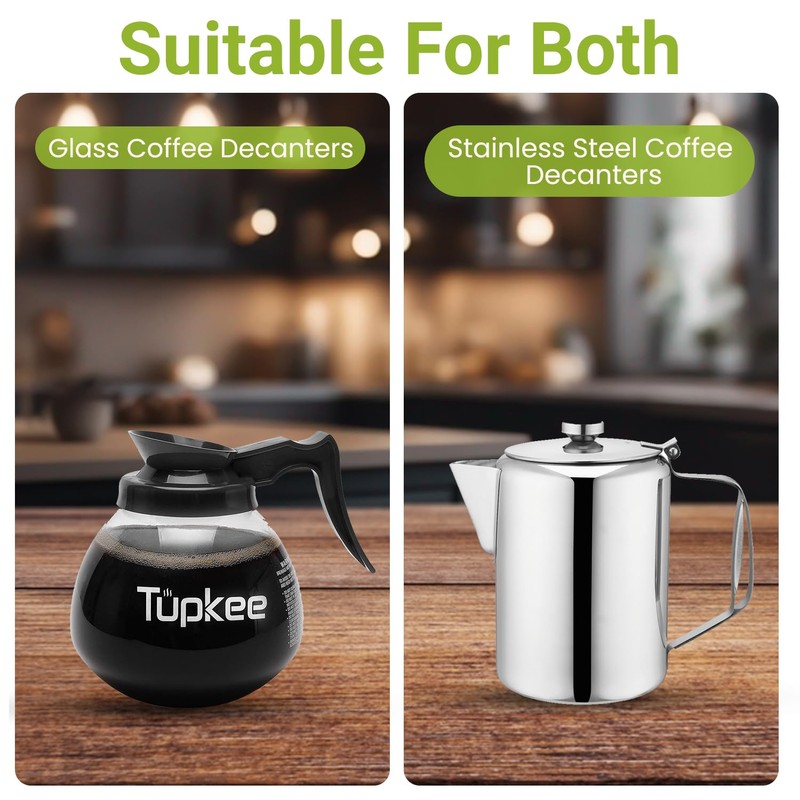 Tupkee Coffee Pot Cleaning Brush – Non Scratching, Long Lasting