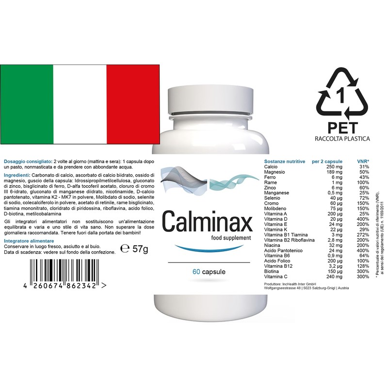Calminax - 60 capsules