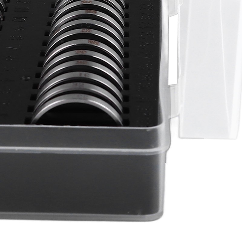 Tyenaza Ring Sizer Measuring Tool, Portable Exquisite Polishing Stainless Steel